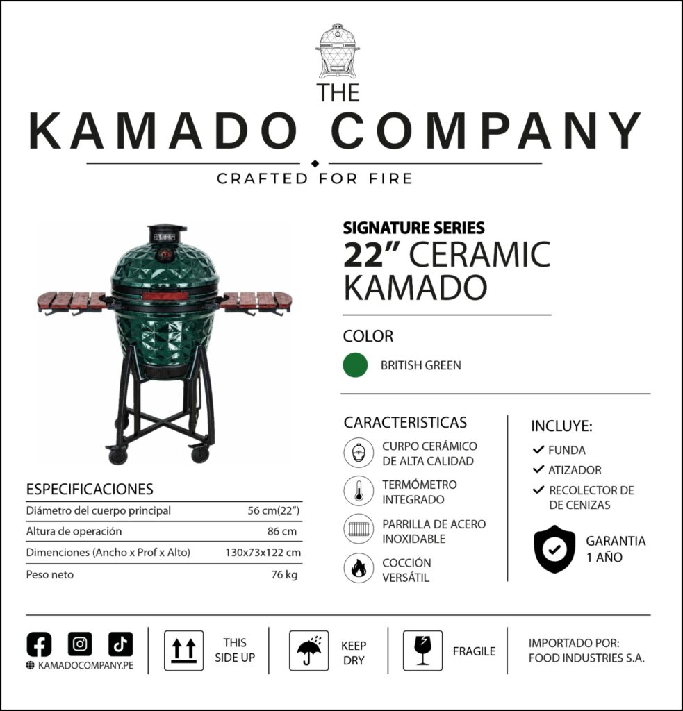 KAMADO SIGNATURE SERIES BRITISH GREEN