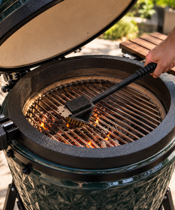 cepillo para limpiar kamado o parrilla